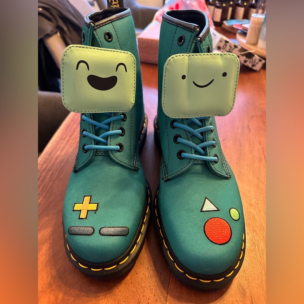 BNWT or box: Doc Martens Adventure Time boots featuring BMO!